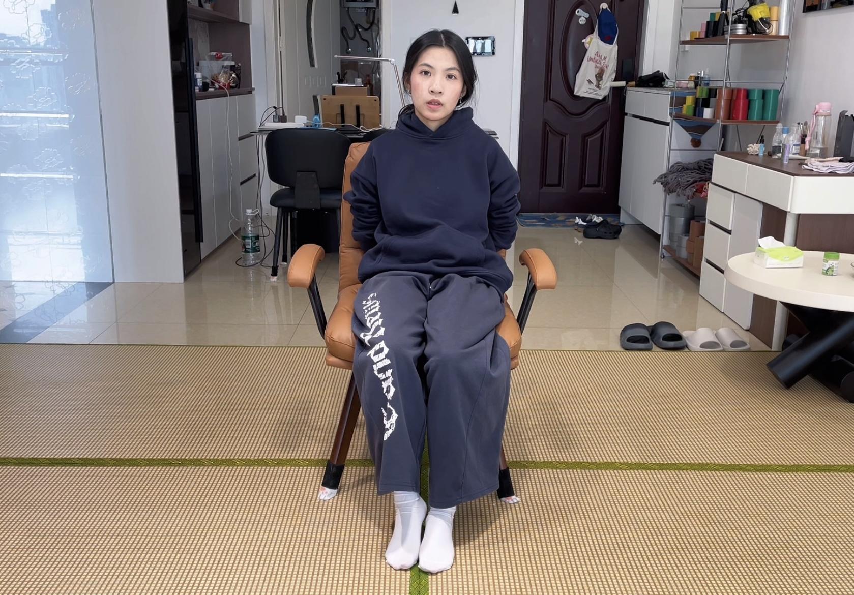 【缚艺录】【小蕊】新模小蕊的胶带捆绑体验-7